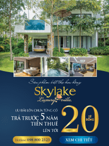 Banner thiết kế quảng cáo biệt thự