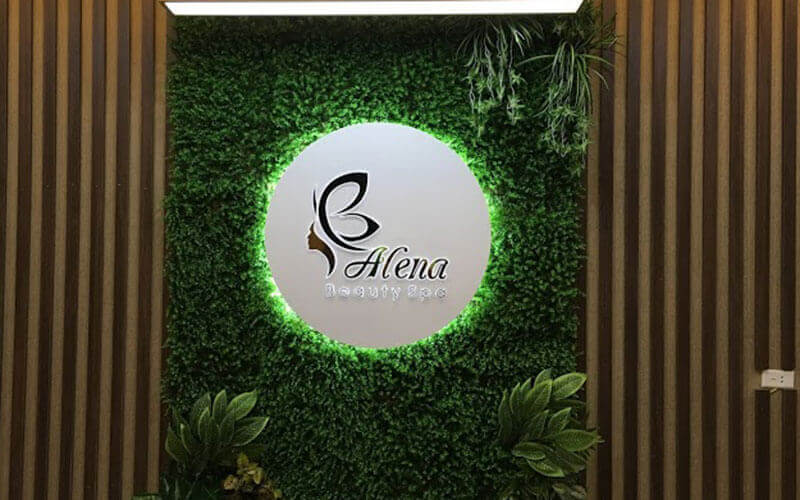 Biển quảng cáo bắt mắt hơn khi thiết kế trên nền cỏ