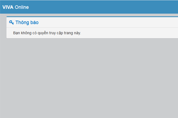 Tại sao tài khoản sử dụng của tôi không có chứng từ để thao tác?