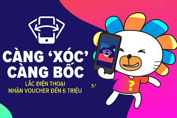 Ý tưởng độc đáo từ chiến dịch mobile Marketing - Lắc điện thoại nhận quà siêu khủng
